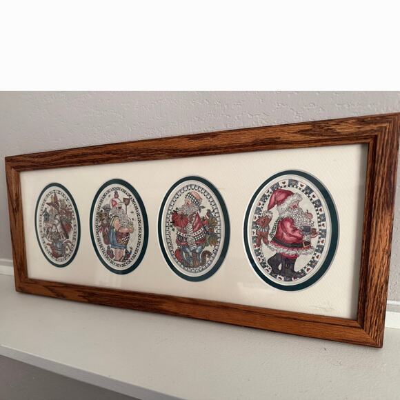 Four Seasons Santa Folk Art Print by Sue Winton-Plett - Picture 8 of 10